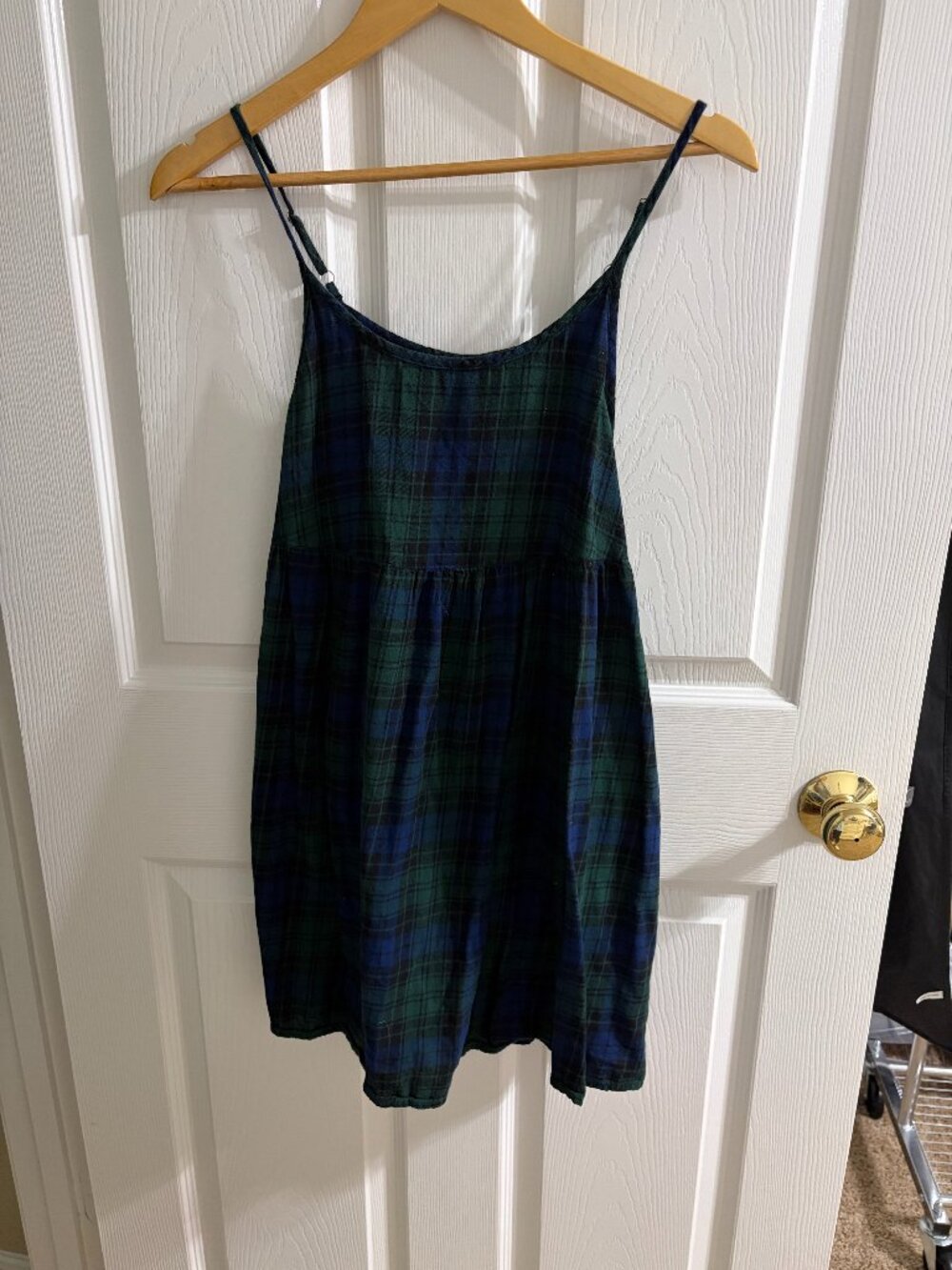 Tartan Plaid Babydoll Dress
